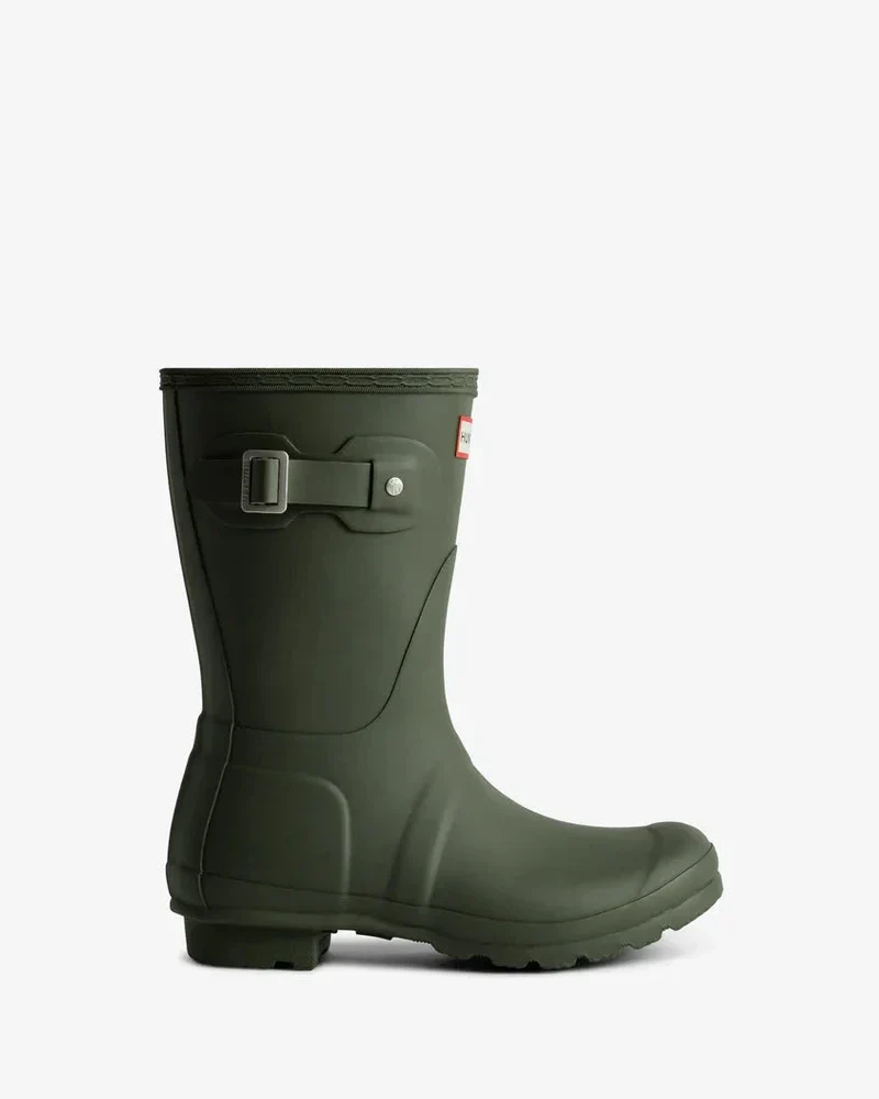 Hunter - Womens Original Short Boot Wfs1000rmadov - Dark Olive