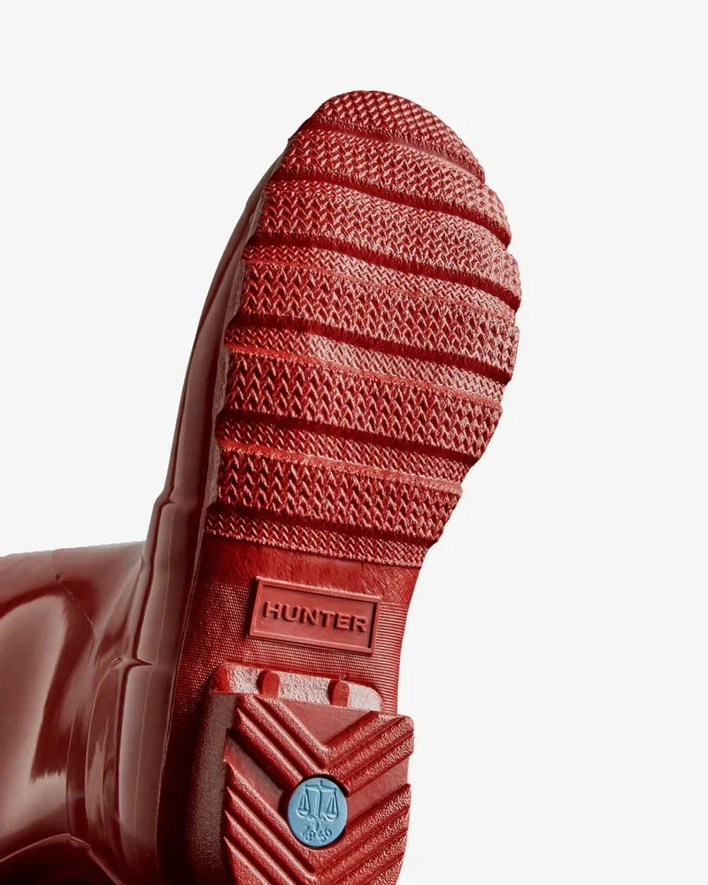 Hunter - Womens Original Tall Gloss Boot Wft1000rglmlr - Military Red