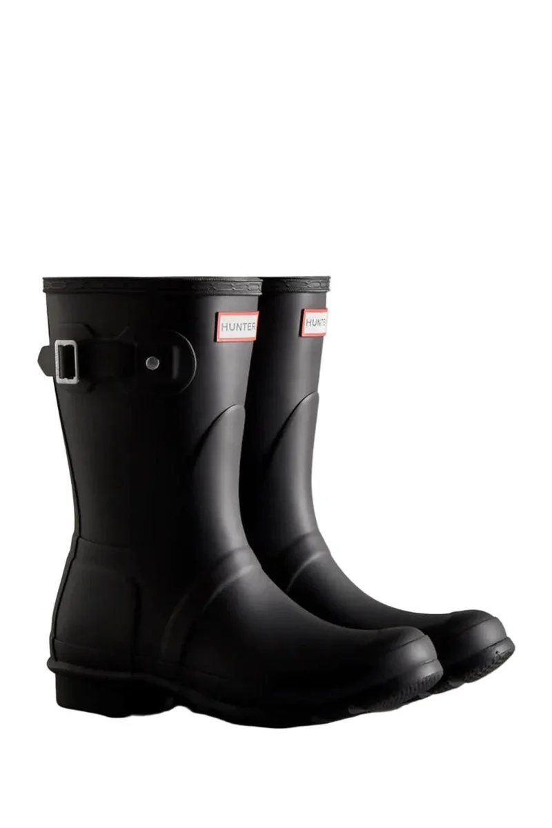 Hunter - Womens Original Short Boot Wfs1000rmablk - Black
