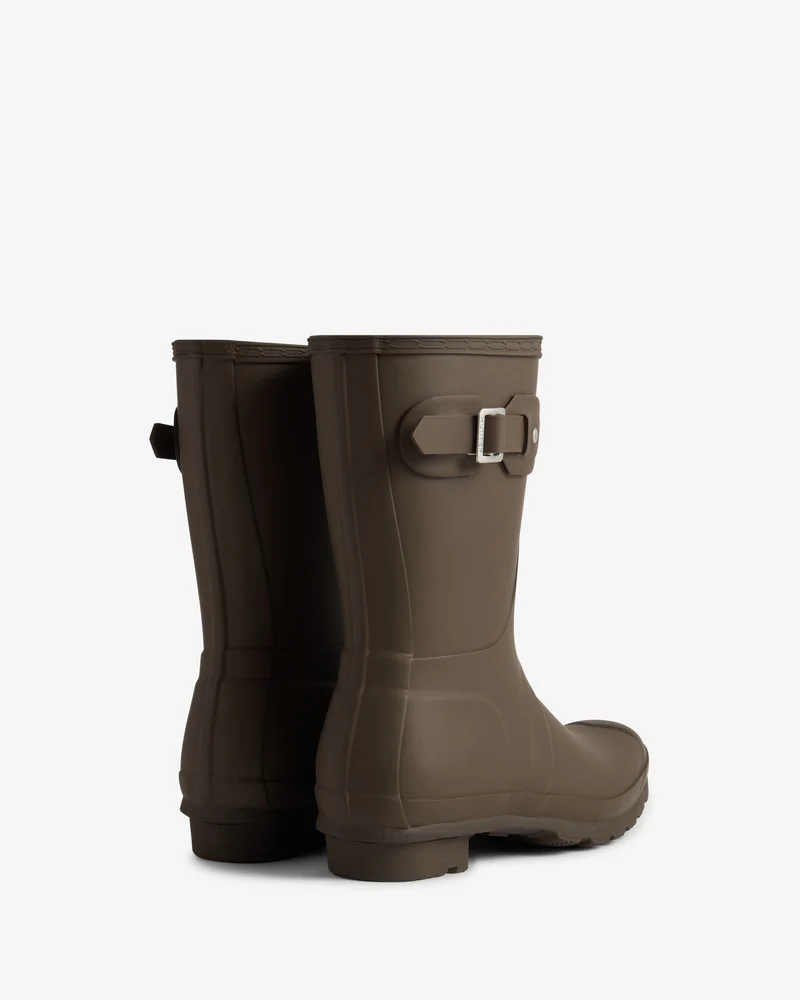 Hunter - Womens Original Short Boot Wfs1000rmacb - Chocolate Brown