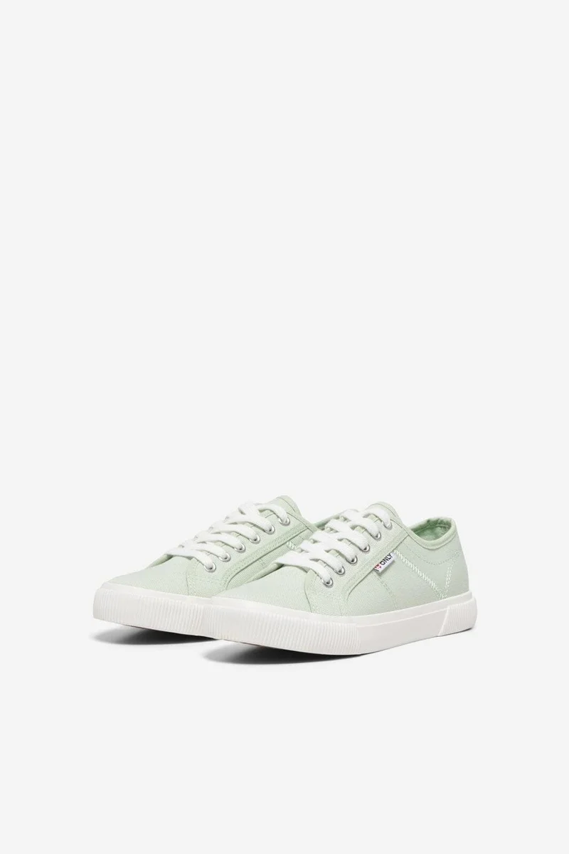 Only Shoes - Onlnicola Canvas Sneaker - 4951346 Green Lily