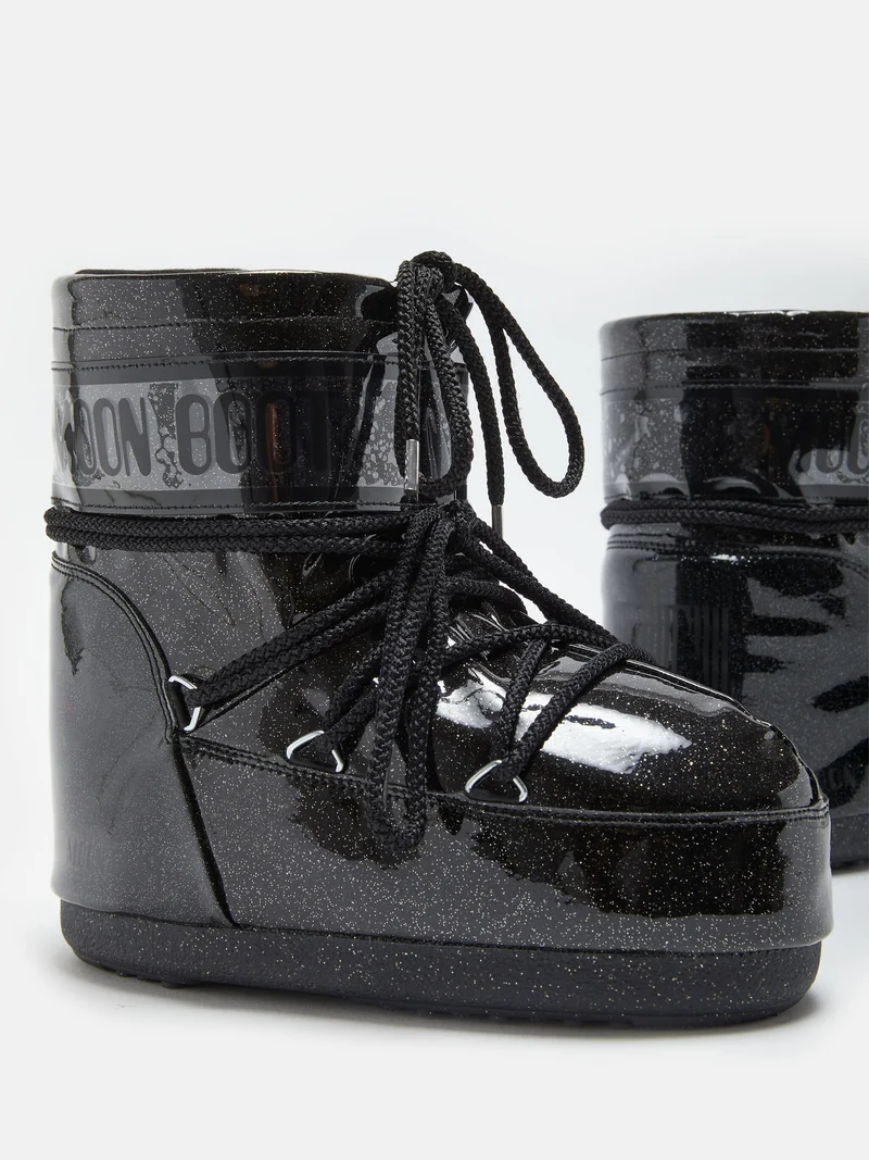 Moon Boot - Icon Low Glitter 80D1400440 - N001 Black