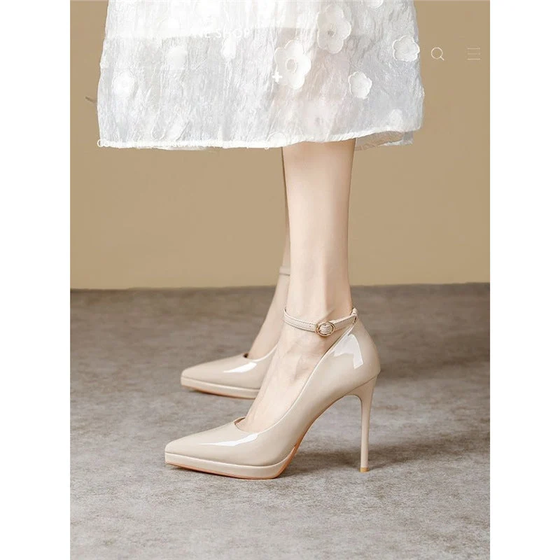 Damen spitze High Heel Pumps Nord Taschen