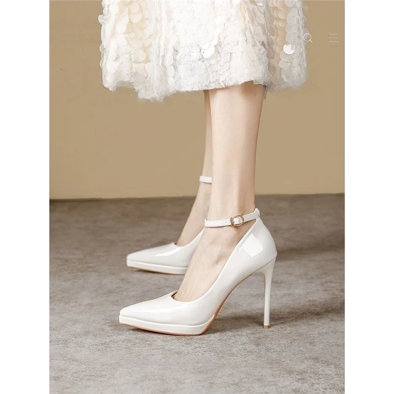 Damen spitze High Heel Pumps Nord Taschen