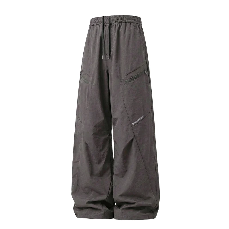 Unisex Weite technische Cargo-Hose mit Tunnelzugbund und Reißverschlusstaschen Nord Taschen