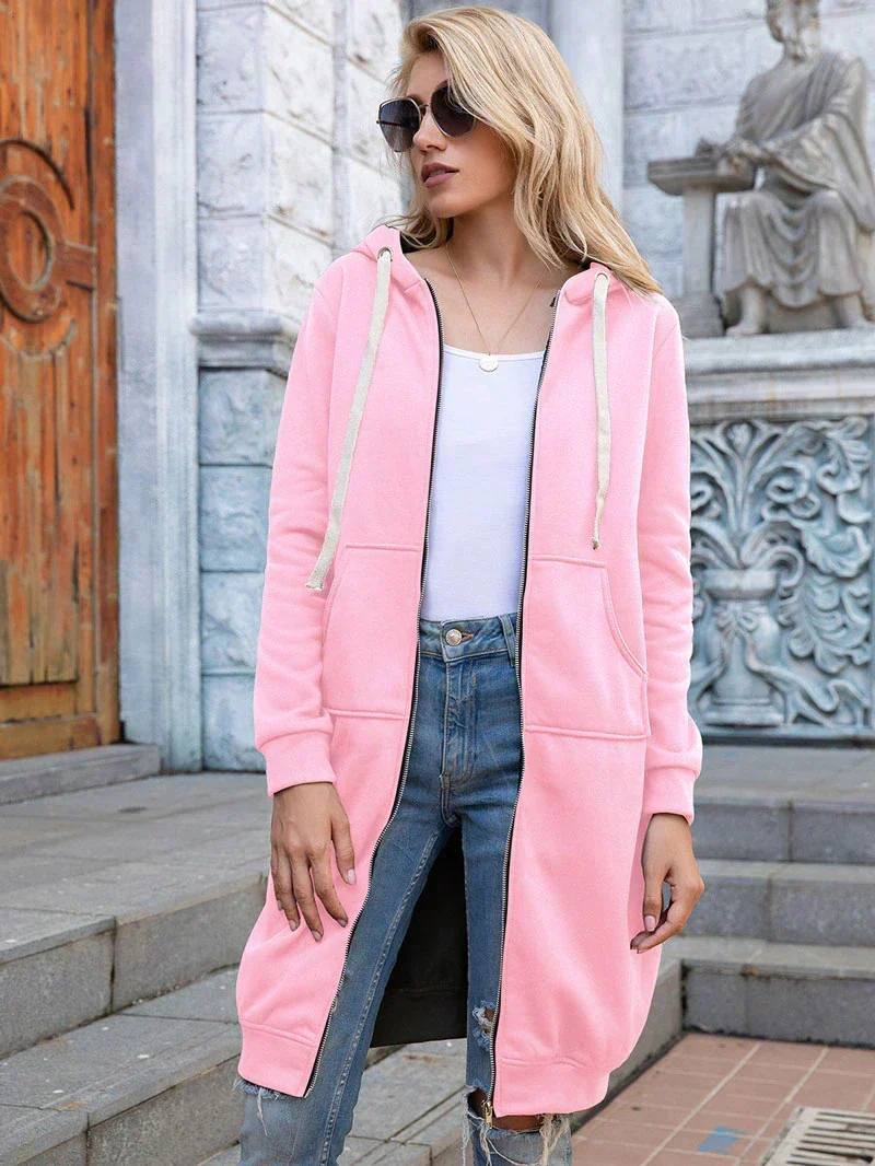 Chic lange Sweatshirtjacke - Arvani