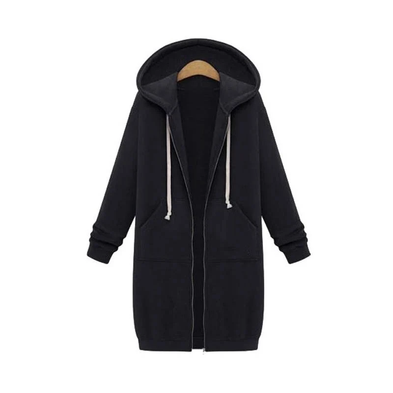 Chic lange Sweatshirtjacke - Arvani