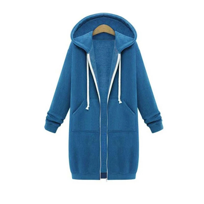 Chic lange Sweatshirtjacke - Arvani