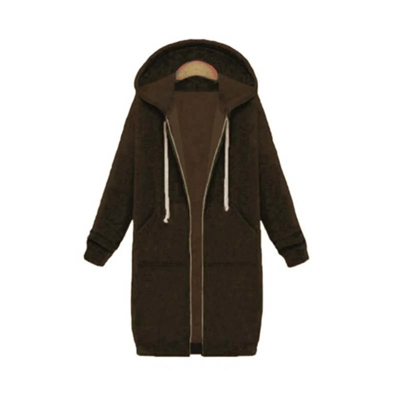 Chic lange Sweatshirtjacke - Arvani