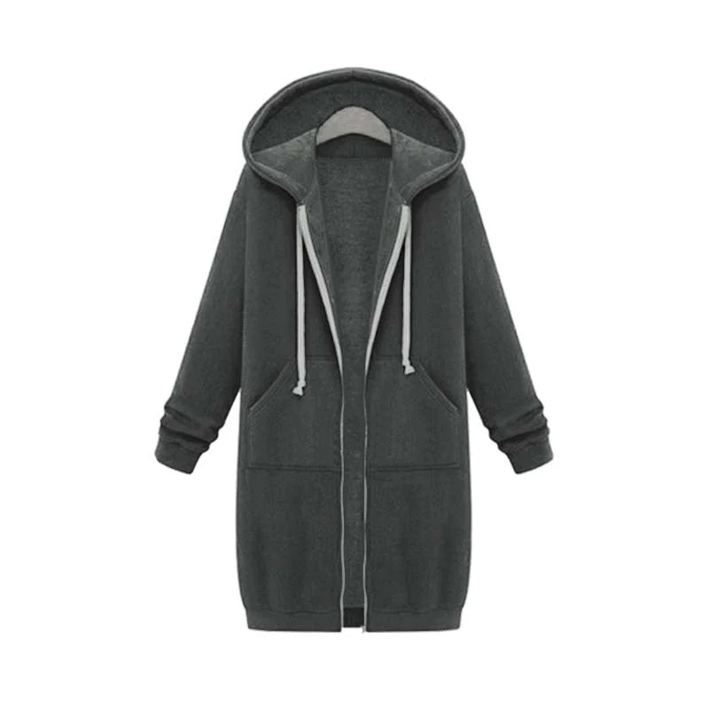 Chic lange Sweatshirtjacke - Arvani