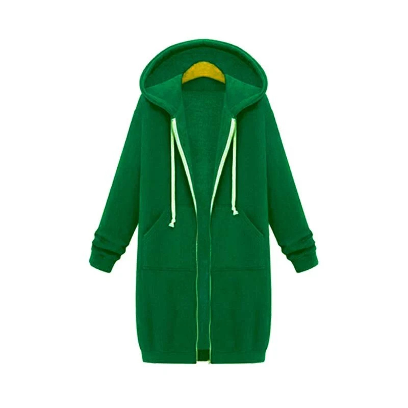 Chic lange Sweatshirtjacke - Arvani