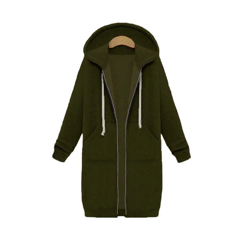Chic lange Sweatshirtjacke - Arvani