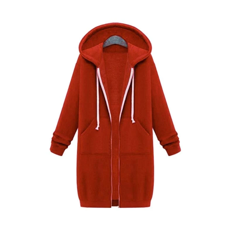 Chic lange Sweatshirtjacke - Arvani