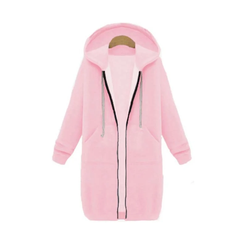 Chic lange Sweatshirtjacke - Arvani