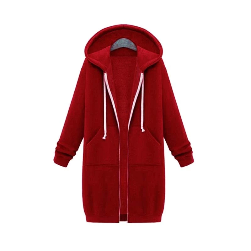 Chic lange Sweatshirtjacke - Arvani