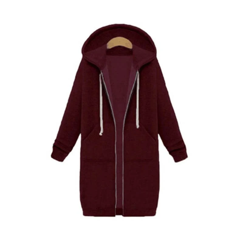 Chic lange Sweatshirtjacke - Arvani