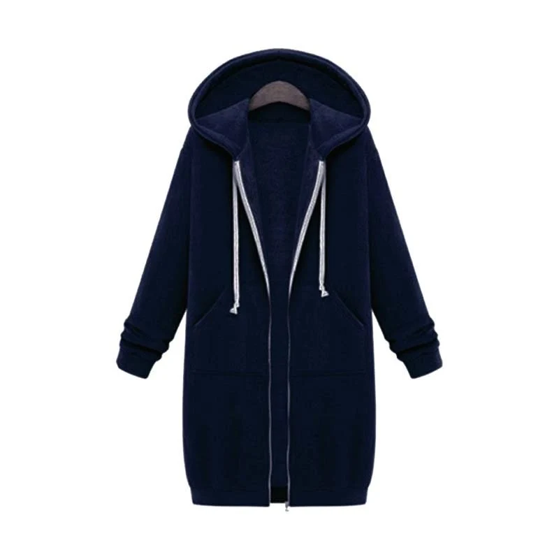 Chic lange Sweatshirtjacke - Arvani