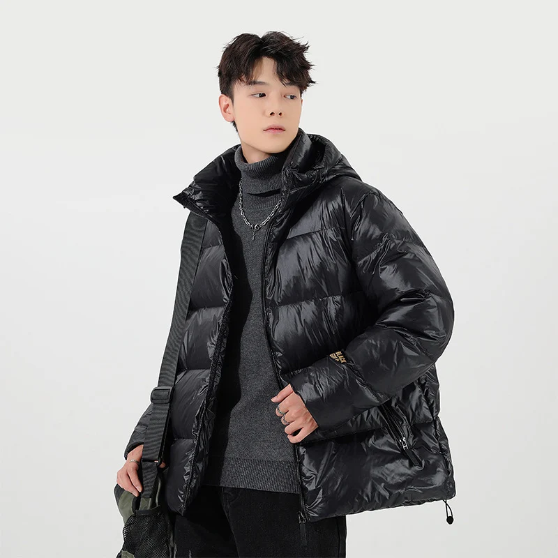 Unisex Wattierte Kapuzenjacke mit Thermo-Isolierung und verstellbarem Saum Nord Taschen