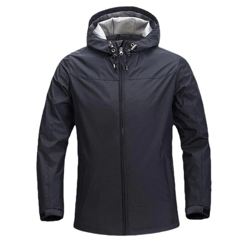 Unisex Leichte packbare Regen- und Windjacke mit verstellbarer Kapuze und atmungsaktivem Futter Nord Taschen