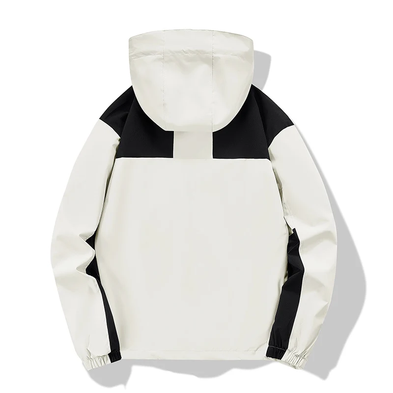 Herren wasserabweisende Softshell‑Jacke mit Kapuze, verstellbarem Saum und Multifunktionstaschen Nord Taschen