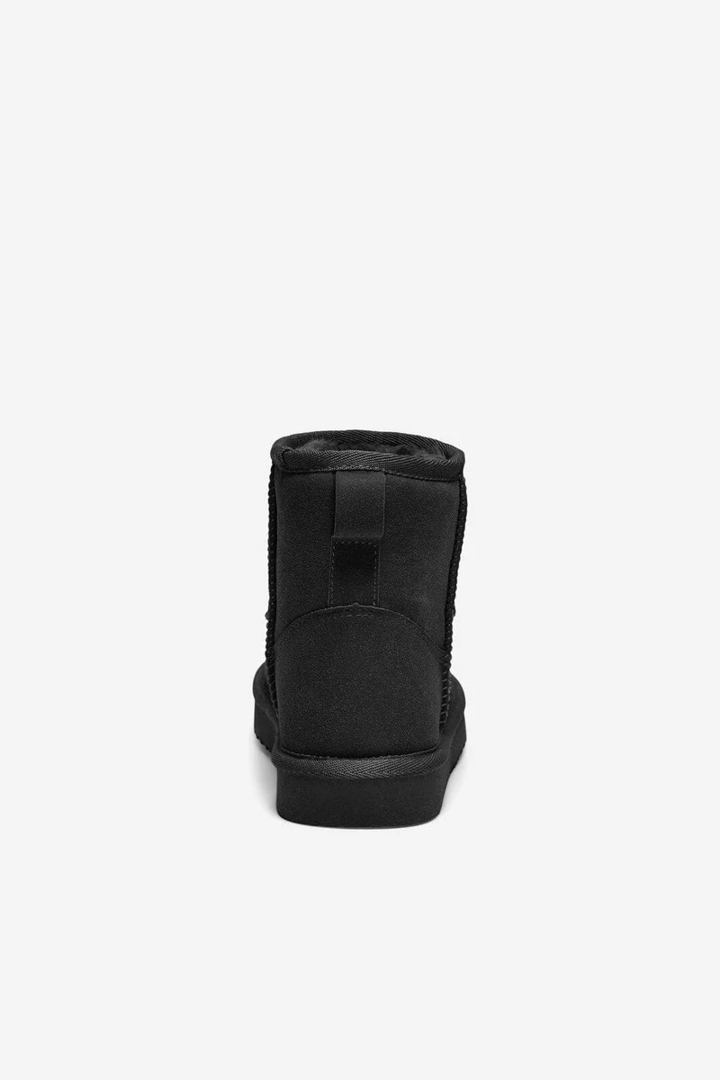 Only Shoes - Onlfeodora Teddy Lined Boot - 4676701 Black