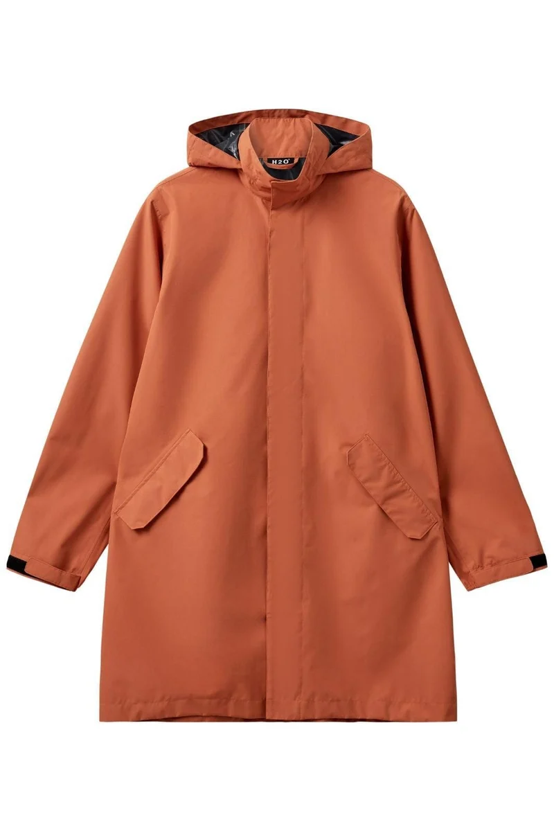H2O - Rømø Lw Rain Long Jacket - 2047 Autumn Leaf