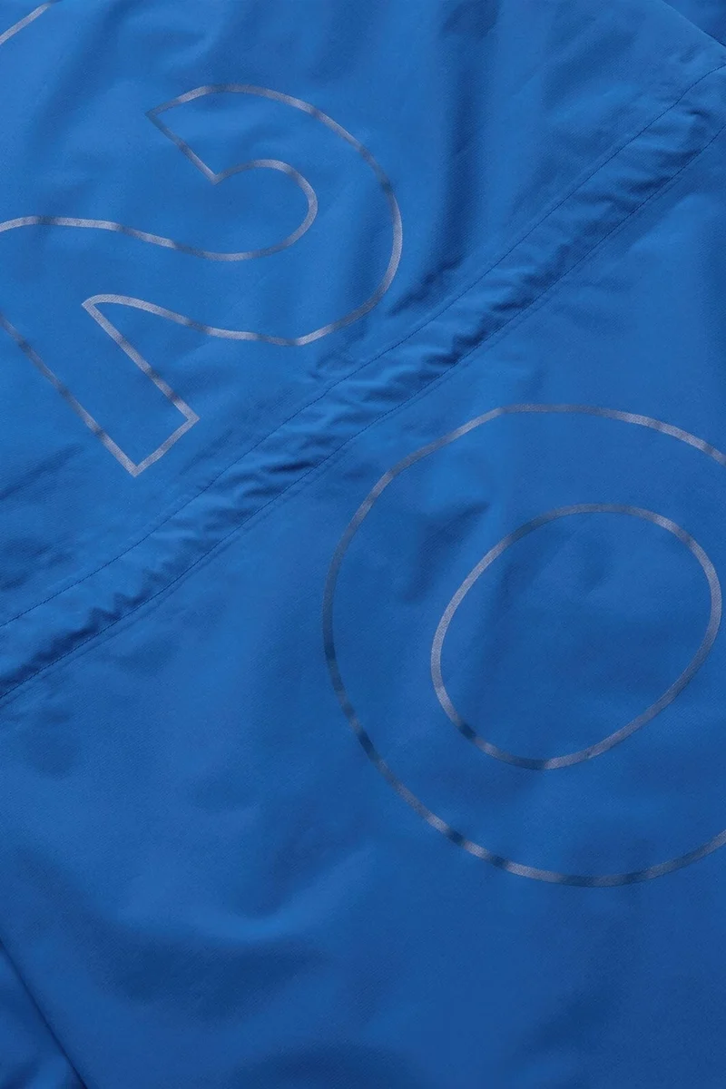 H2O - Rømø Logo Lw Rain Long Jacket 100982 - 2610 - Blue