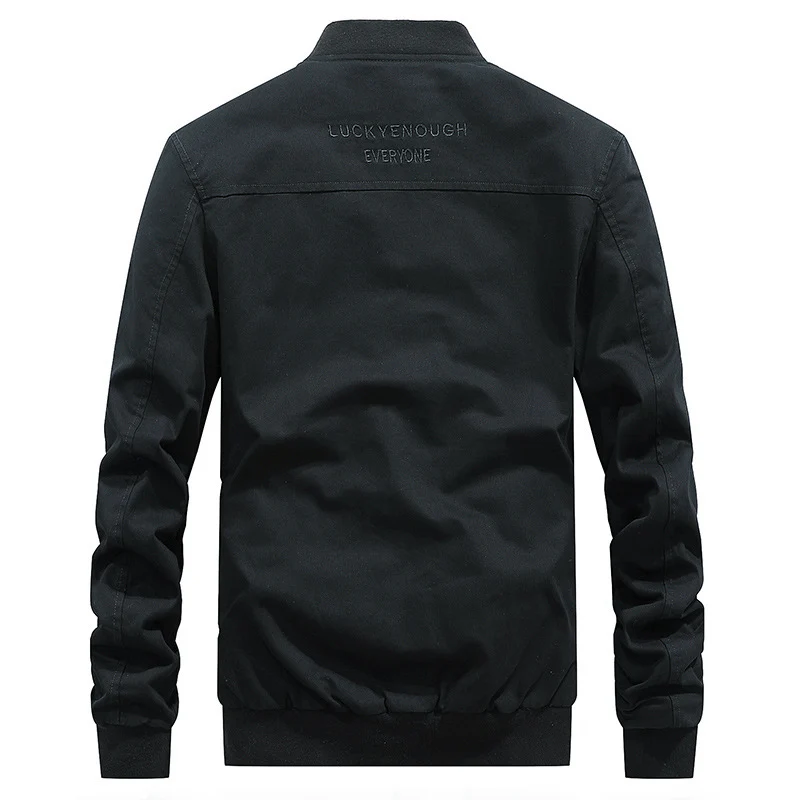 Herren Utility-Fieldjacke mit Stehkragen, D-Ring-Details und Reißverschlusstaschen Nord Taschen