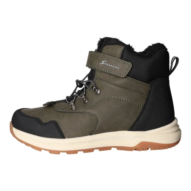 Sneakers Schlupf-/Klettstiefelette Warmfutter