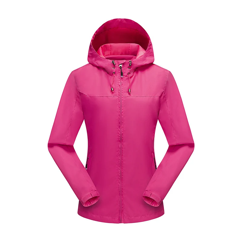 Herren Ultraleichte packbare Regenjacke mit Kapuze und verdecktem Reißverschluss Nord Taschen