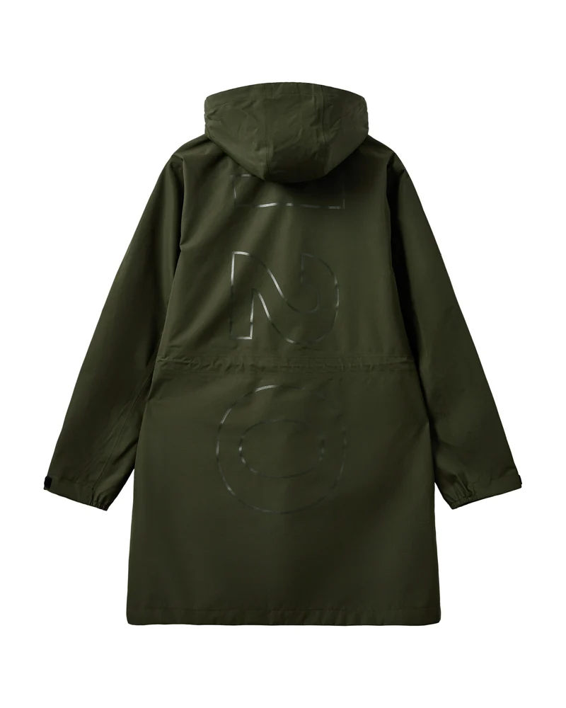 H2O - Rømø Lw Rain Long Jacket - 3020 Army