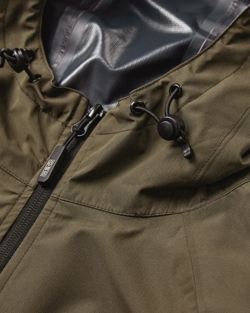 H2O - Rømø Lw Rain Jacket Packable - 3553 Dusty Oak