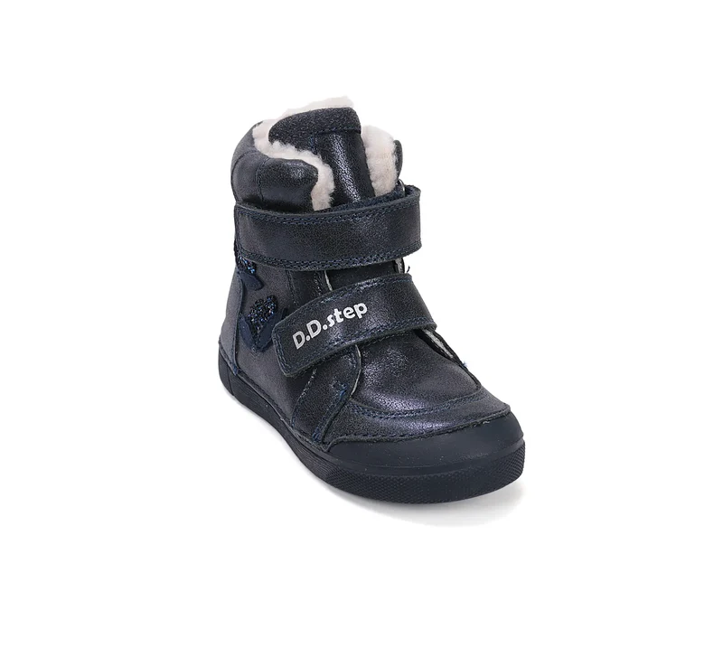 D.D.step Mädchen Winterstiefel Königsblau W068-52320