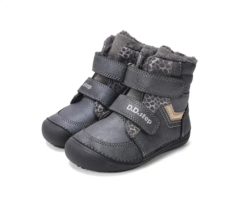 D.D.step Mädchen Winterstiefel Schwarz W063-52804E