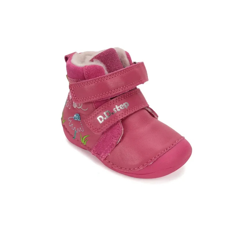D.D.step Mädchen Winterstiefel Rosa-Rot W015-52997A