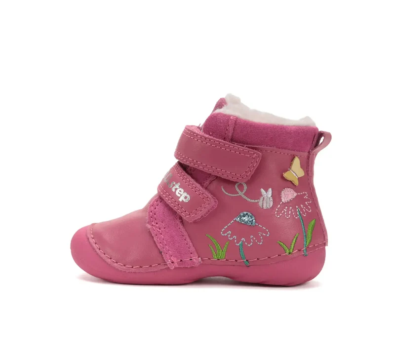 D.D.step Mädchen Winterstiefel Rosa-Rot W015-52997A