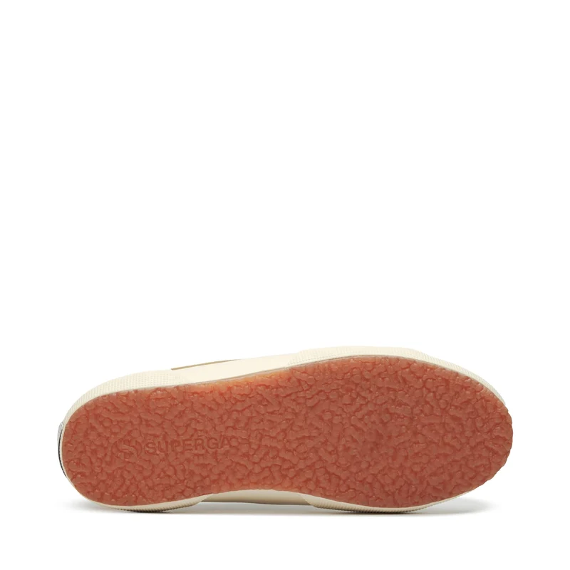 2750 SHEARLING - Le Superga - Low Cut - Woman - Brown Curcuma-FOff White