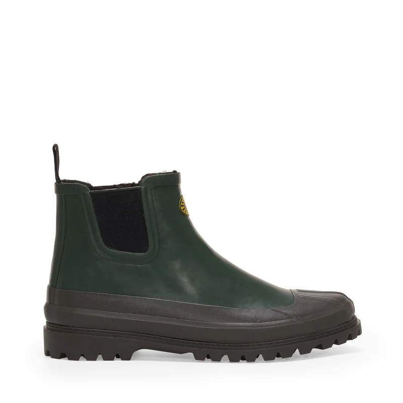 3334 RUBBER ALPINA DUCK - Rubber Boots - Mid Cut - Unisex - Green-Brown