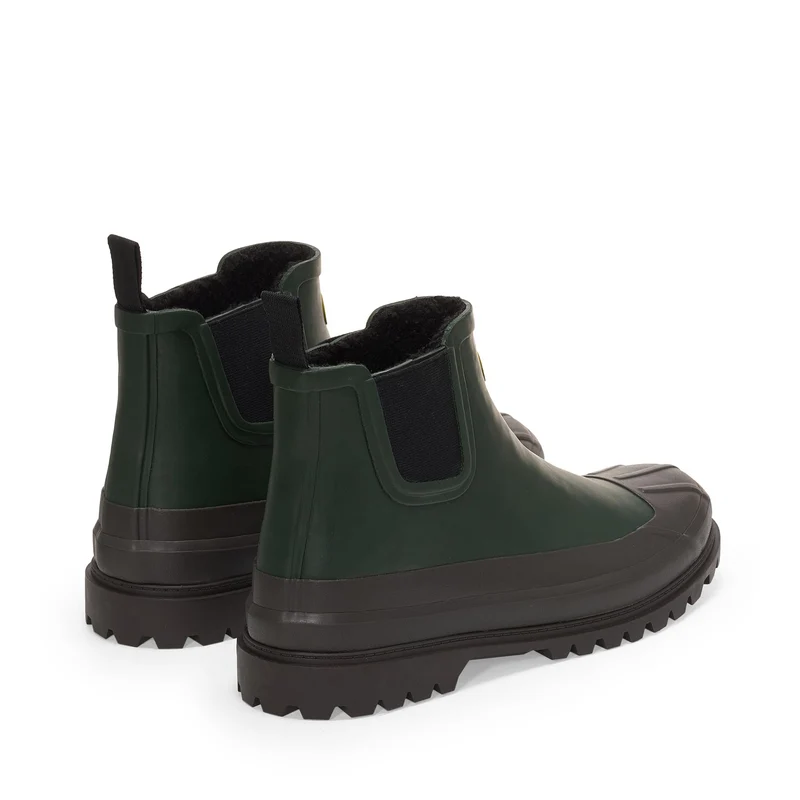 3334 RUBBER ALPINA DUCK - Rubber Boots - Mid Cut - Unisex - Green-Brown