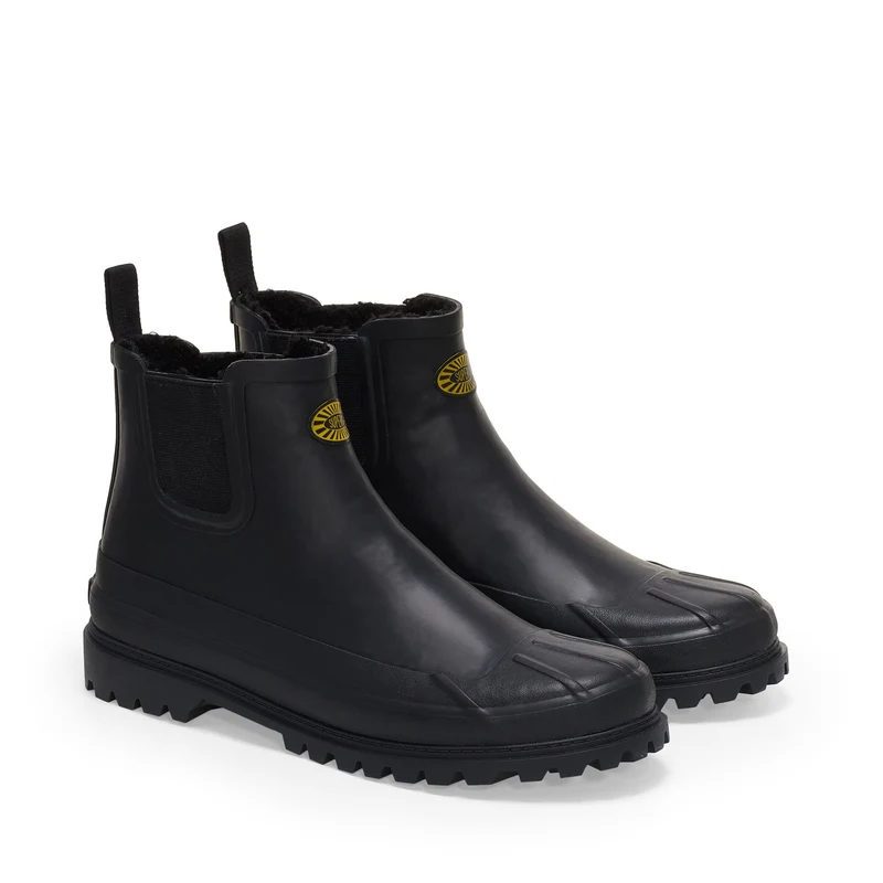 3334 RUBBER ALPINA DUCK - Rubber Boots - Mid Cut - Unisex - Black