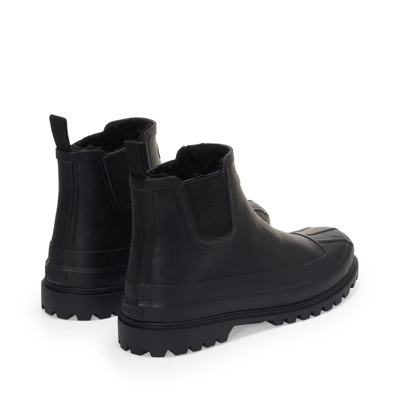 3334 RUBBER ALPINA DUCK - Rubber Boots - Mid Cut - Unisex - Black