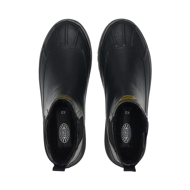 3334 RUBBER ALPINA DUCK - Rubber Boots - Mid Cut - Unisex - Black