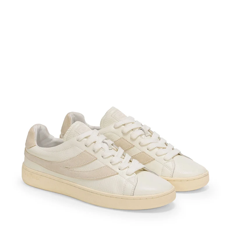 4833 LENDL - Sneakers - Low Cut - Unisex - White Avorio-Beige-F Off White