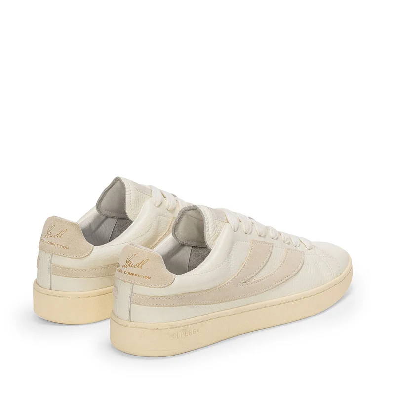 4833 LENDL - Sneakers - Low Cut - Unisex - White Avorio-Beige-F Off White