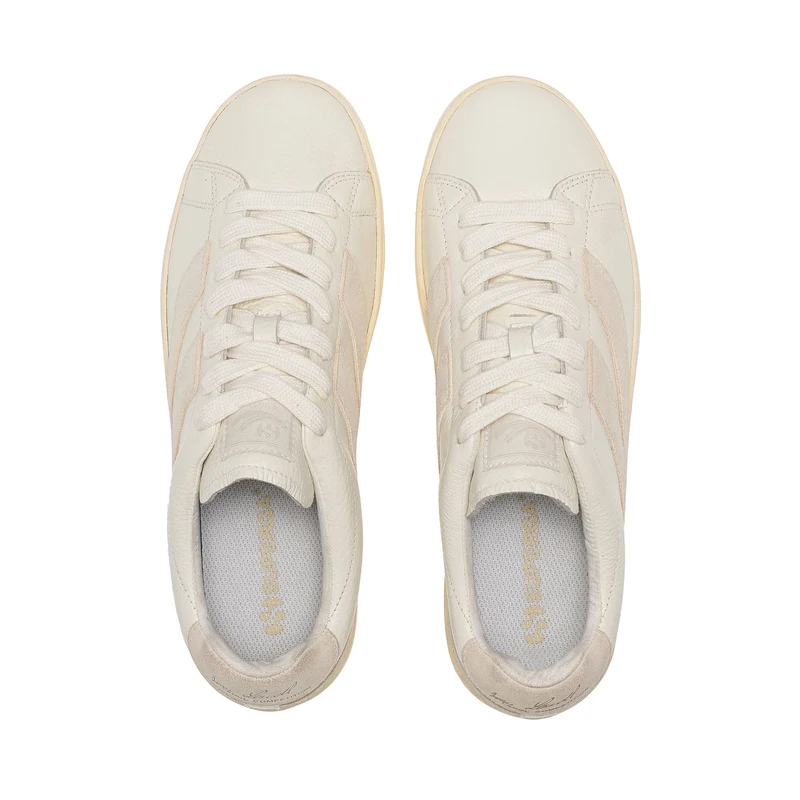 4833 LENDL - Sneakers - Low Cut - Unisex - White Avorio-Beige-F Off White