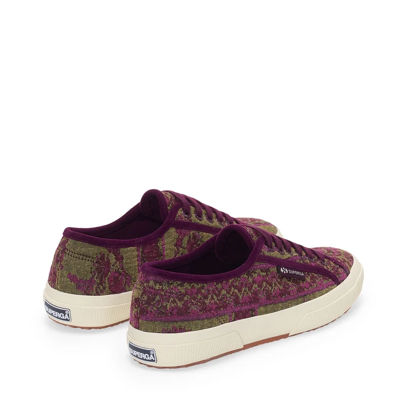 2750 TAPESTRY - Le Superga - Low Cut - Woman - Military Green-Purple-Off White