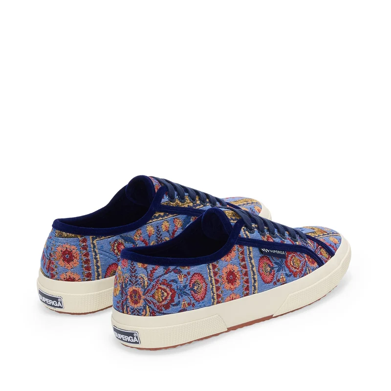 2750 TAPESTRY - Le Superga - Low Cut - Woman - Blue Avion-Beige-Red-Off White