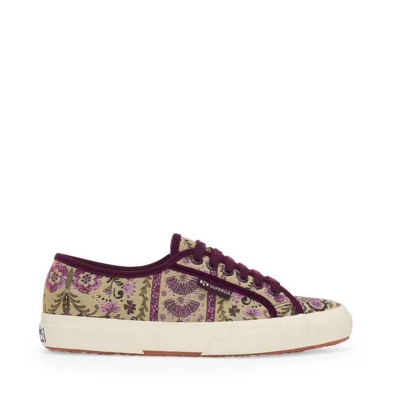2750 TAPESTRY - Le Superga - Low Cut - Woman - Beige-Puple-Off White