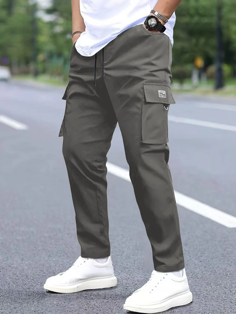 Herren Leichtgewichtige Technical-Cargohose mit Tunnelzugbund, D‑Ring & großen Klappfächern Nord Taschen