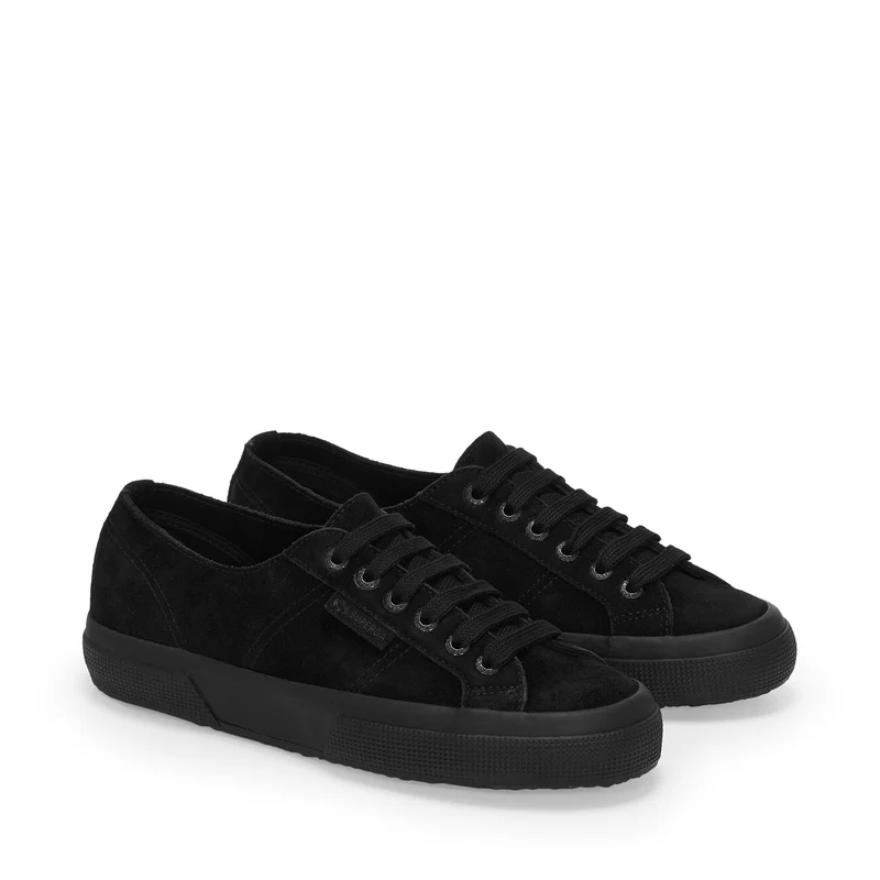 2750 SUEDE - Le Superga - Low Cut - Woman - Total Black
